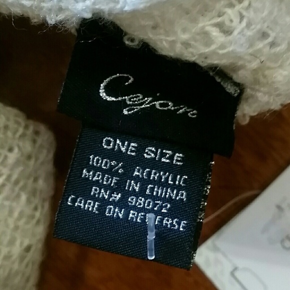 Cejon Solid Boucle Infinity Scarf cream - Picture 4 of 6